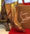 Christian Louboutin so kate python gold